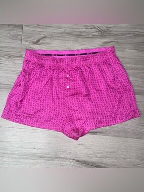 Victorias Secret Pink Sleep Shorts M Y2K Loungewear Cozy Barbiecore Sleepwear